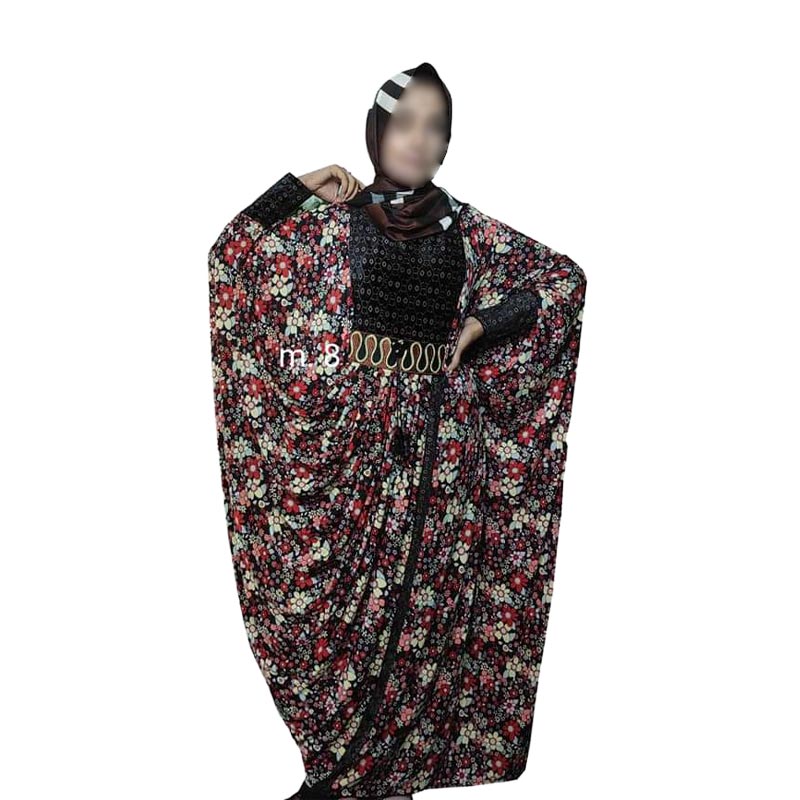Dubai Kaftan Printed Burkha.Hig Qulaity - Korean Fabric