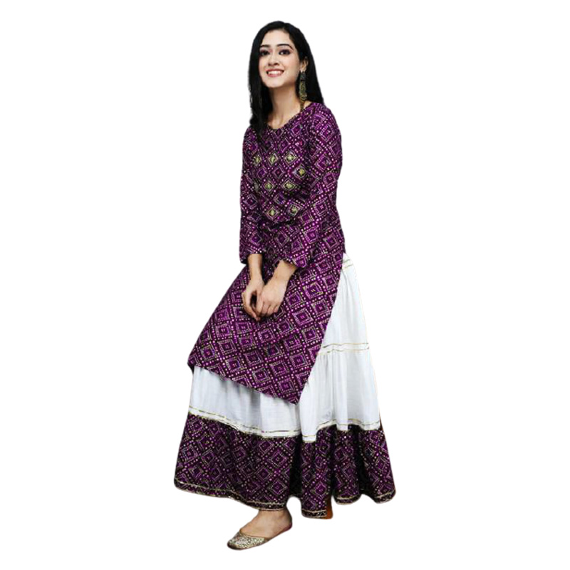 High Quality Printed Readymade Skirt &amp; Unstitched Kameez for Woman