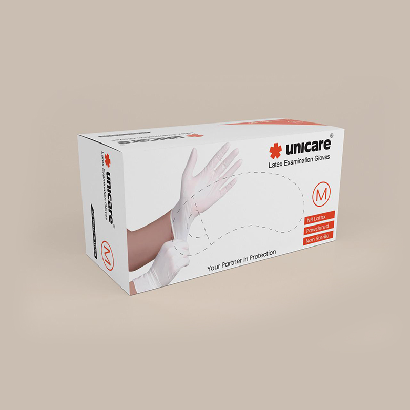 Unicare - Latex Examination Hand Gloves