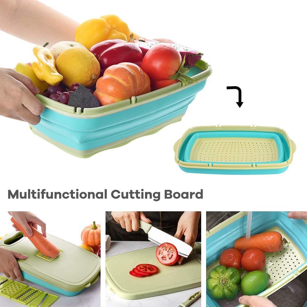 Multifunctional Slitting Planer, 9-in-1 Kitchen Chopping Board