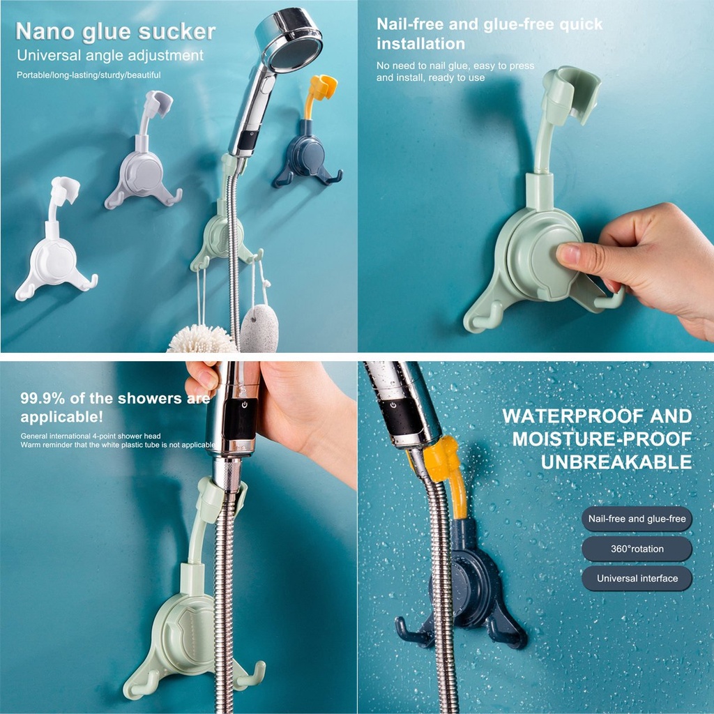 Instant Universal Adjustable Shower Head Stand