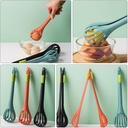 2 In 1 Silicone Egg Whisk &amp; Food Clip for Boiled Eggs, Noodle, Bread, Multifunctional Kitchen Gadget for Gripping and Stirring Food