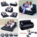 Bestway Brand Air Inflatable 5 In 1 Sofa Cum Bed with Free Electric Auto Pumper