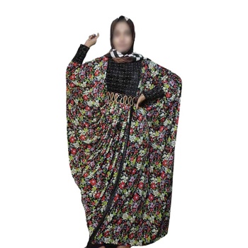 [A-795] Dubai Kaftan Printed Burkha.Hig Qulaity - Korean Fabric