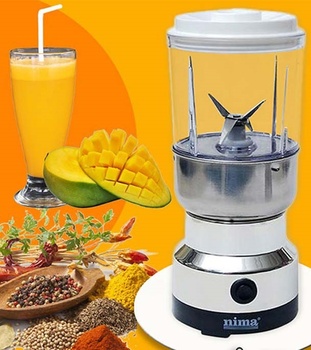 [A-957] Nima 2 in 1 Electric Spice Grinder & Juicer тАУ Silver