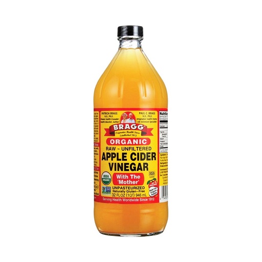 [A-764] Bragg Organic Apple Cider Vinegar With The 'Mother'